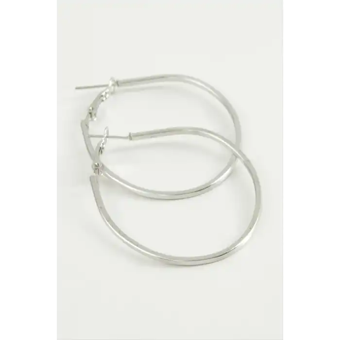 Oval Halka Küpe 4,5 cm