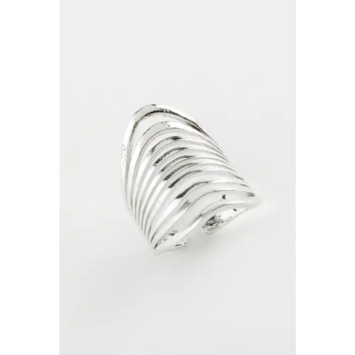 Oval Metal Yüzük