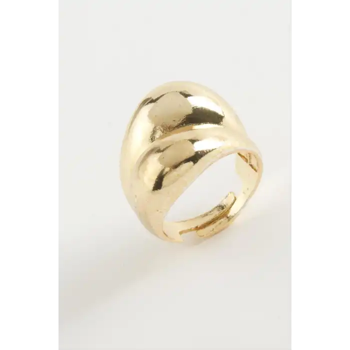 Oval Metal Yüzük