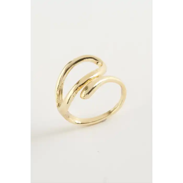 Oval Metal Yüzük