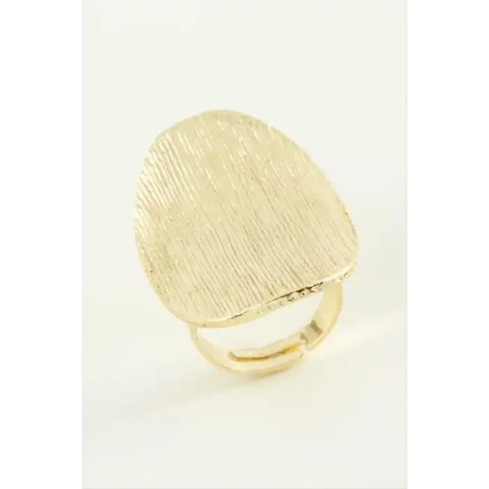 Oval Metal Yüzük