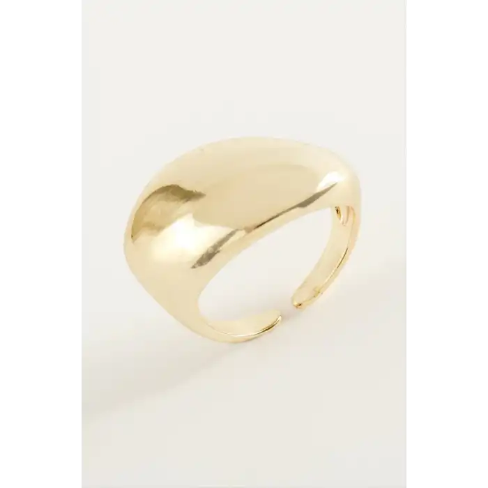 Oval Metal Yüzük