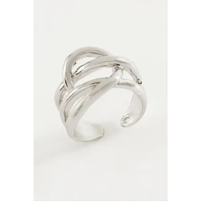 Oval Metal Yüzük