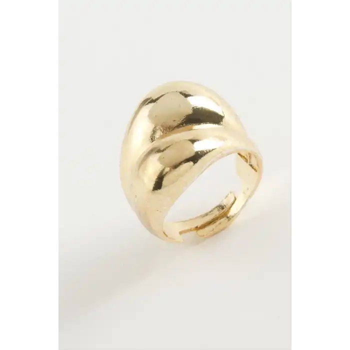 Oval Metal Yüzük
