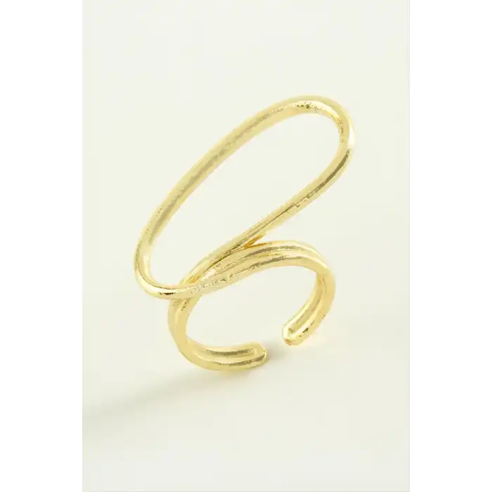 Oval Metal Yüzük