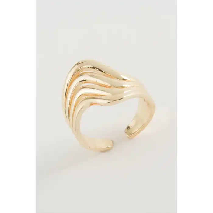 Oval Metal Yüzük