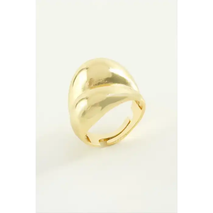 Oval Metal Yüzük