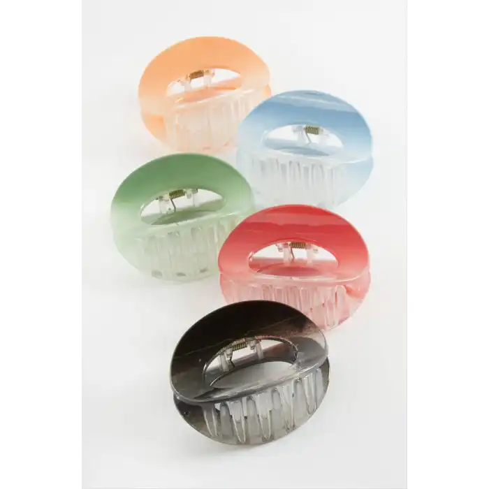 Oval Renkli Mandal Toka 6 cm