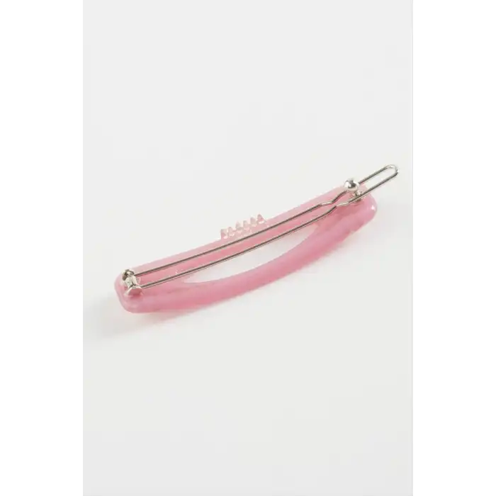 Oval Taşlı Klipsli Toka