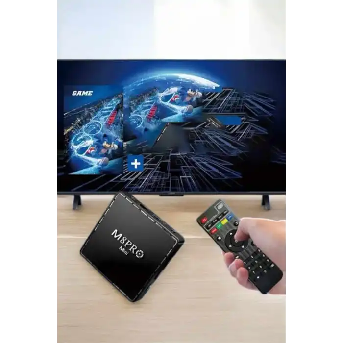 Oyun Konsolu Çift Kollu 1000 Oyunlu TV Box Netflix Youtube Atari