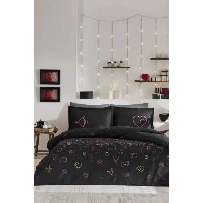 Özdilek Çift Kişilik Ranforce Nevresim Takımı Gleam Love