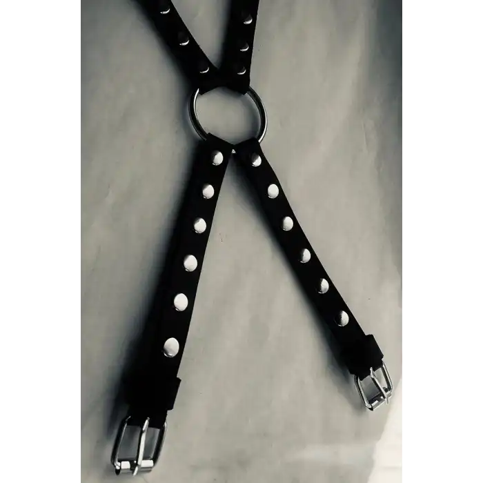 Özel Tasarım Deri Harness Boyunluk 1040