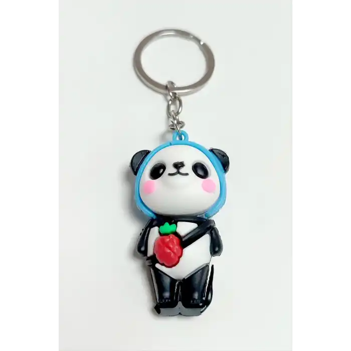 Panda Silikon Anahtarlık