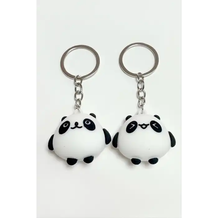 Panda Silikon Anahtarlık