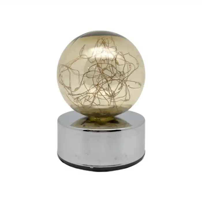 BX LEDO-02SD ŞARJLI  MASA LAMBASI GOLD BAKIR KROM