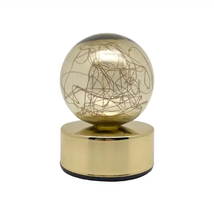 BX LEDO-02SD ŞARJLI  MASA LAMBASI GOLD BAKIR KROM