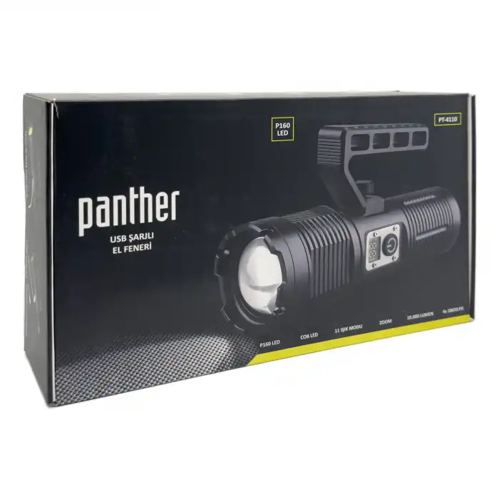 BX PT-4110 USB ŞARJLI EL FENERİ