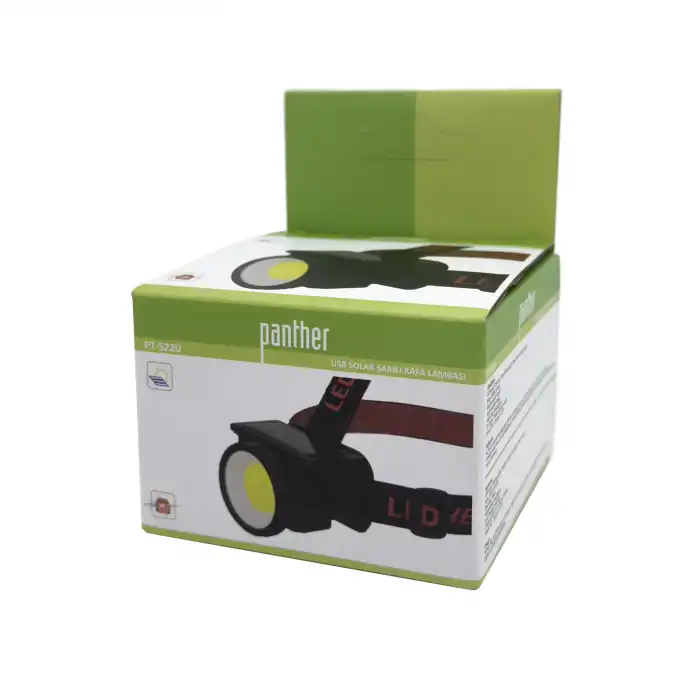 BX PT-5220 USB SOLAR ŞARJLI KAFA LAMBASI