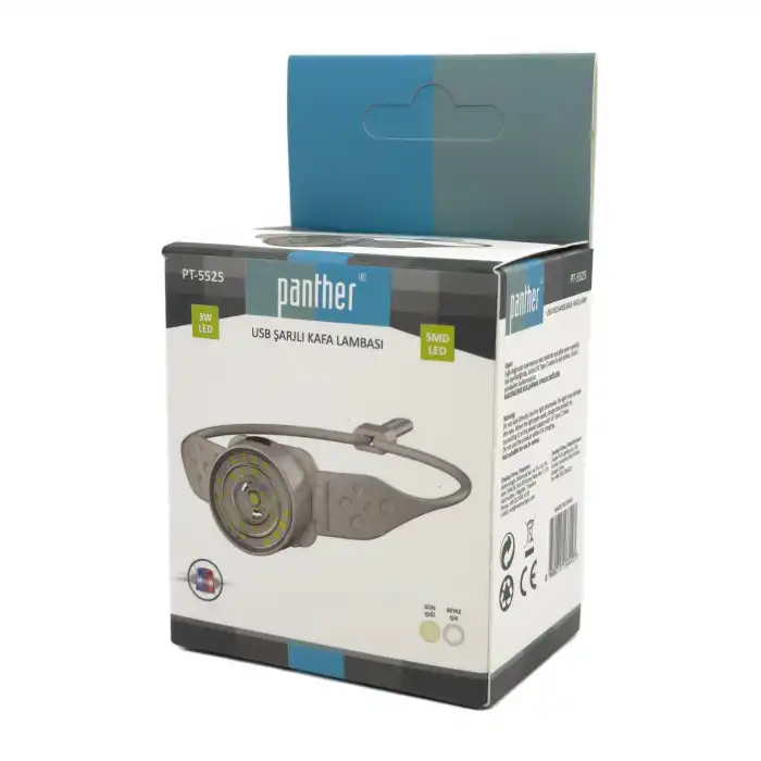 BX PT-5525 USB ŞARJLI KAFA LAMBASI
