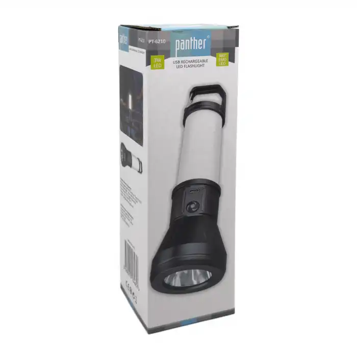 BX PT-6210 USB ŞARJLI EL FENERİ