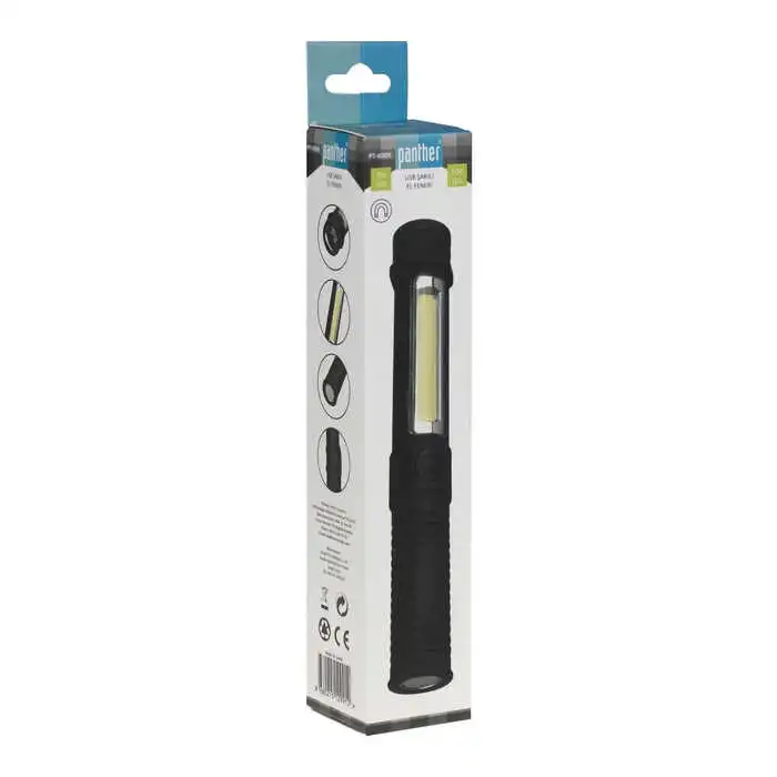 BX PT-6909 USB ŞARJLI EL FENERİ