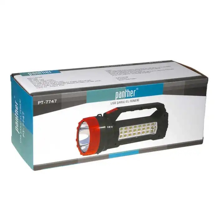 BX PT-7747 USB ŞARJLI SPOT FENER
