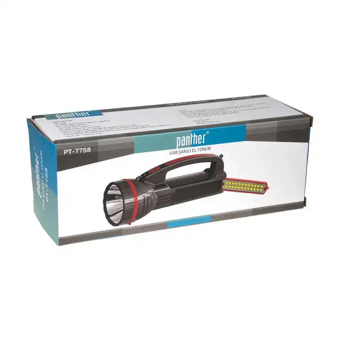 BX PT-7758 USB ŞARJLI SPOT FENER