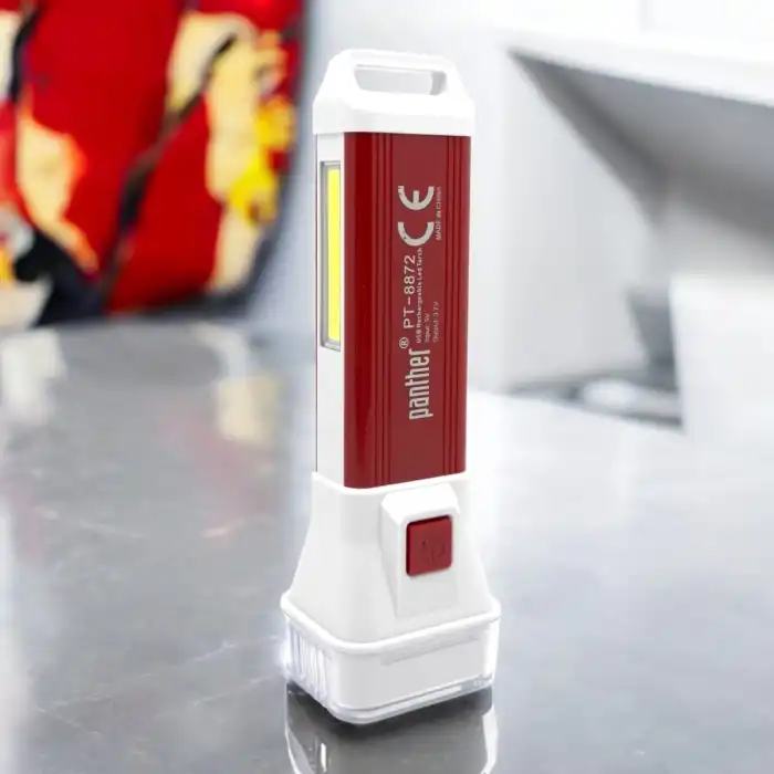BX PT-8872 USB ŞARJLI SOLAR EL FENERİ