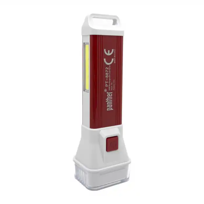 BX PT-8872 USB ŞARJLI SOLAR EL FENERİ