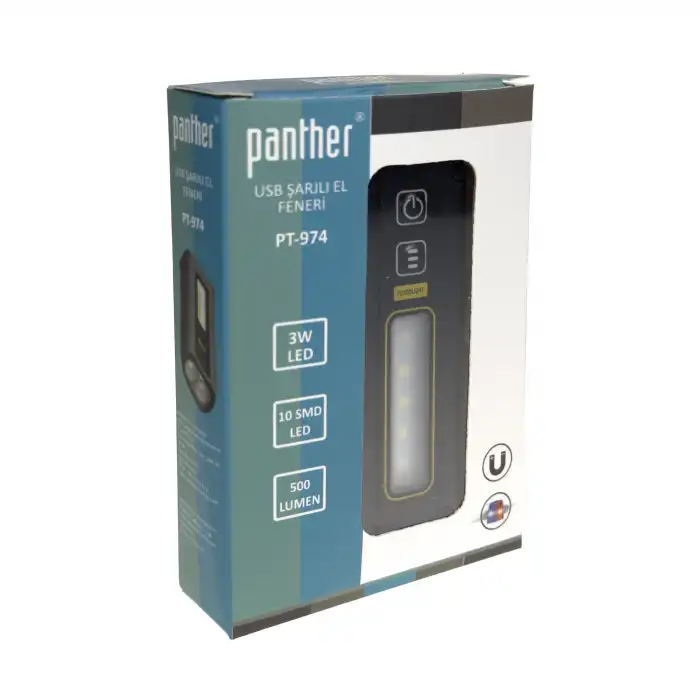 BX PT-974 USB ŞARJLI EL FENERİ