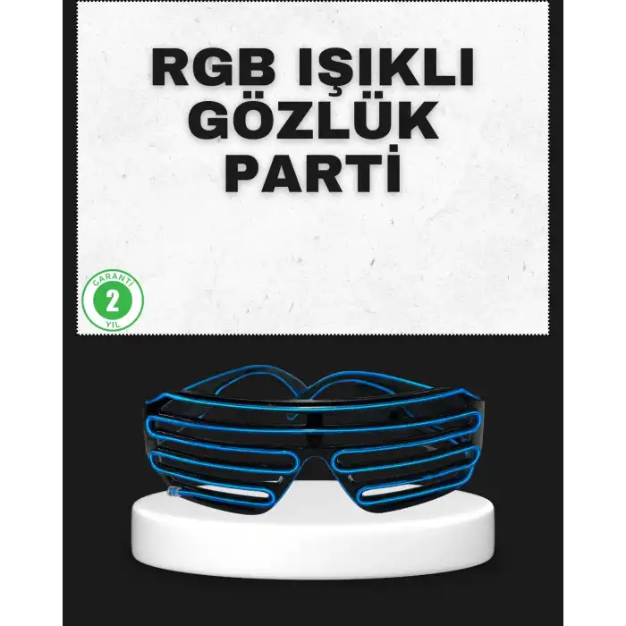 Parti ve Organizasyonlara Özel LED Işıklı Gözlük