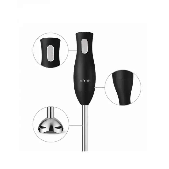 Paslanmaz Çelik Blender Ayağına Sahip Ergonomik El Blenderı