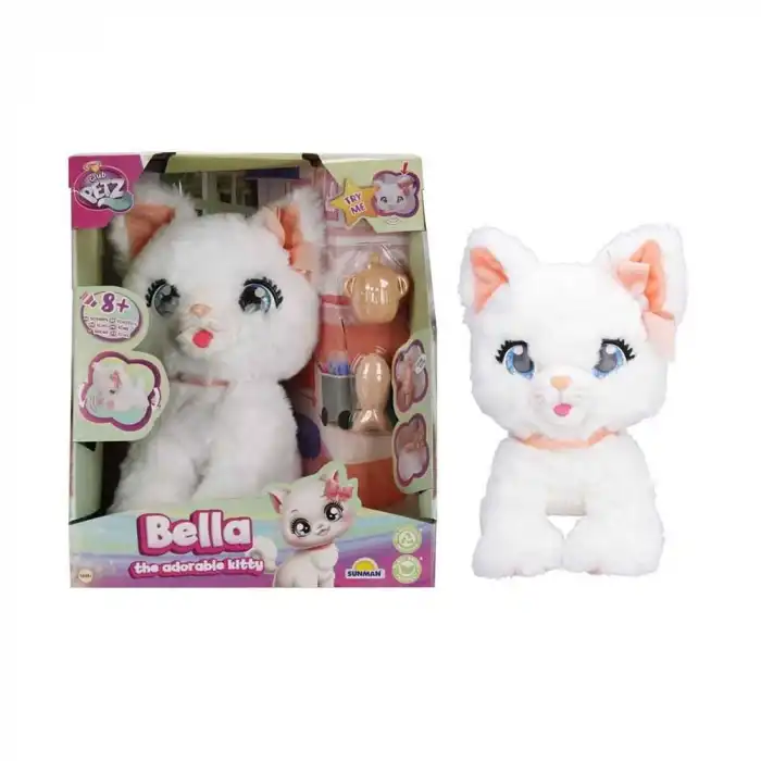 PELUŞ SEVİMLİ KEDİCİK BELLA HAREKET/SES