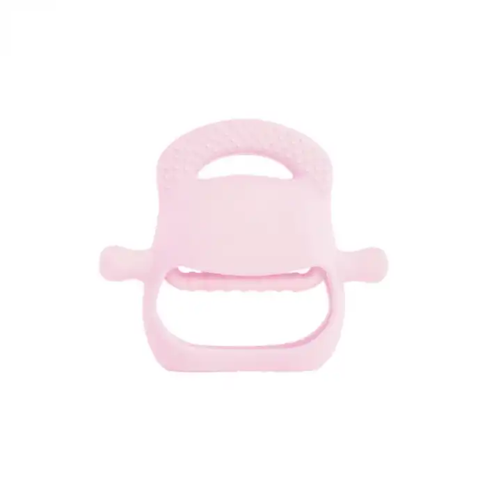 Pembe Bebek Silikon Diş Kaşıyıcı