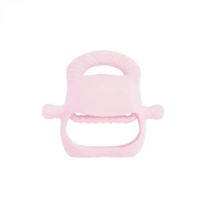 Pembe Bebek Silikon Diş Kaşıyıcı