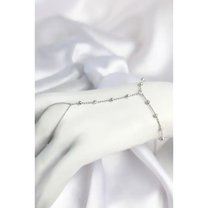 Pirinç Gümüş Renk Dorika Model Kadın Şahmeran