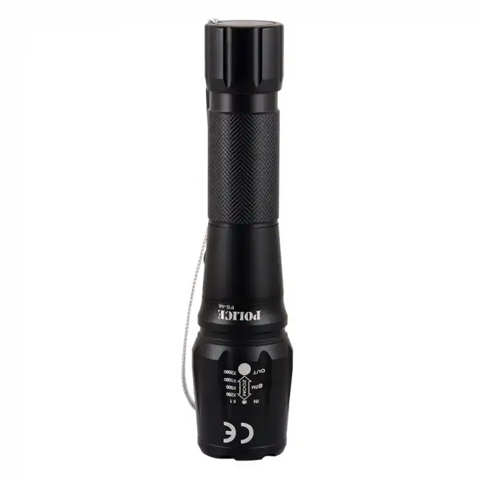 Police Ps-46 Xml6 Led 5 Kademeli Zoomlu Şarjlı El Feneri