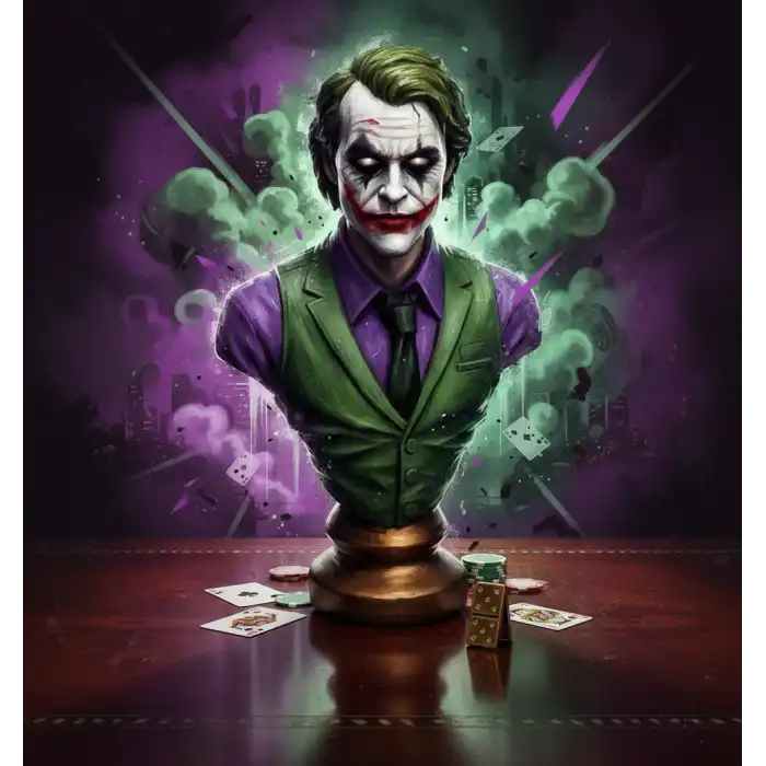 Polyester Joker Figür