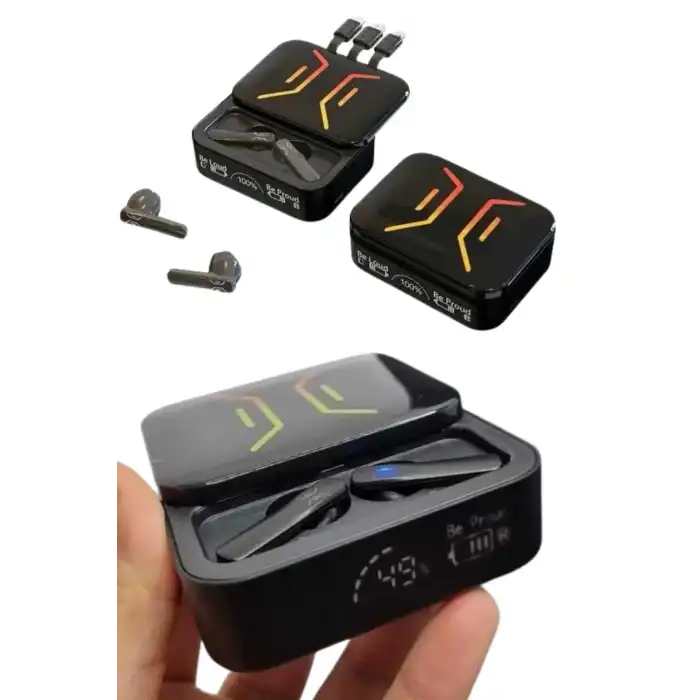 Powerbank Bluetooth Kulaklık  Kulaklığı Yüksek Ses Kaliteli