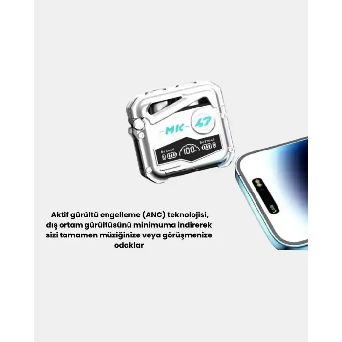 Powerbank Özellikli Bluetooth Kulaklık – Ergonomik, Suya Dayanıklı