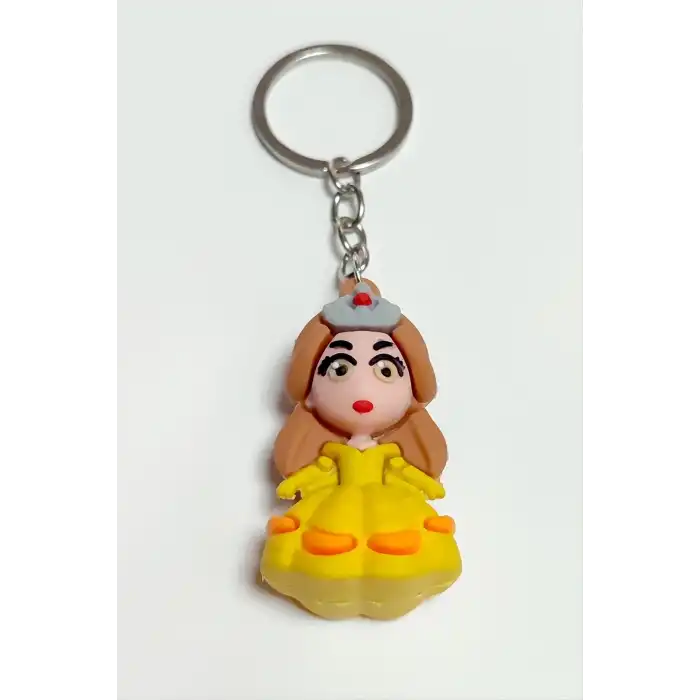 Prenses Silikon Anahtarlık