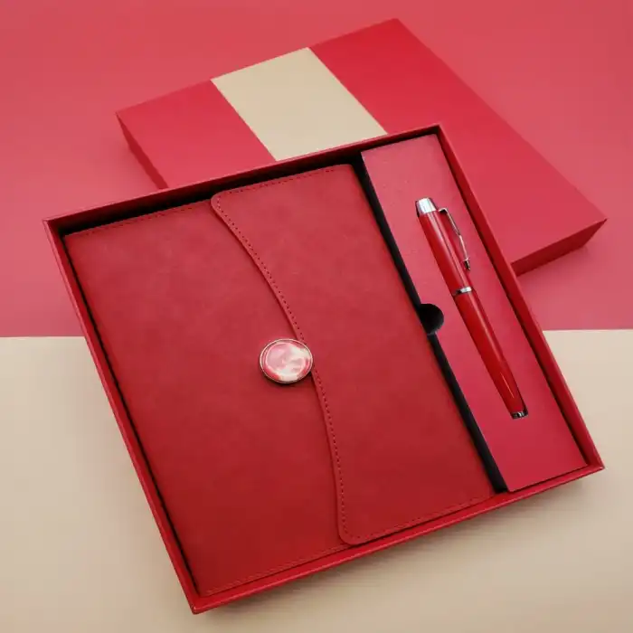 Promosyon Defter Kalem Seti Kırmızı Renk