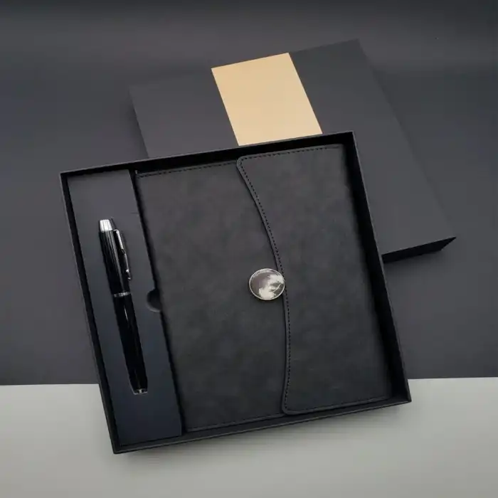 Promosyon Defter Kalem Seti Siyah Renk