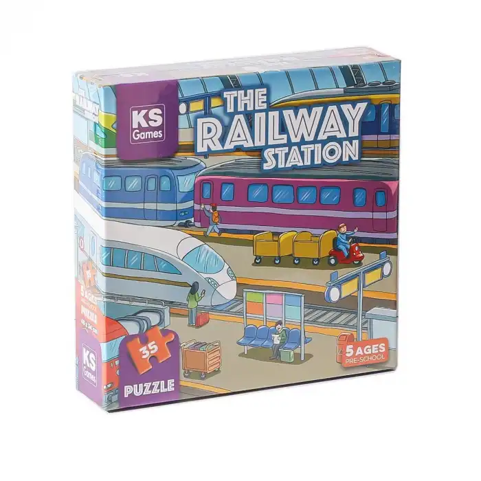 PRS 32712 The Railway Station Pre School Puzzle -Ks Puzzle