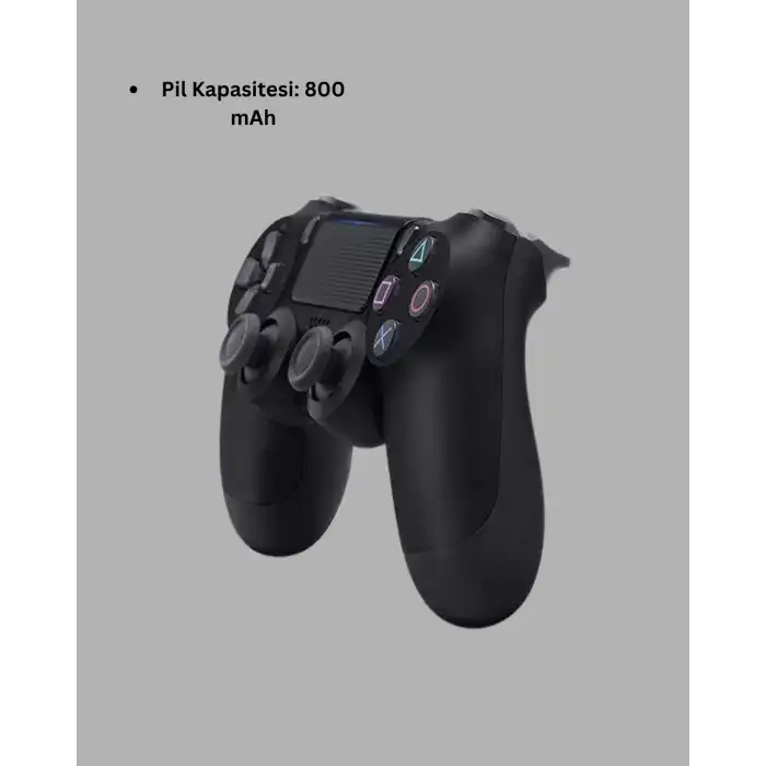 PS4 Uyumlu Kablosuz Oyun Kolu – Titreşimli, Şarjlı ve Ergonomik