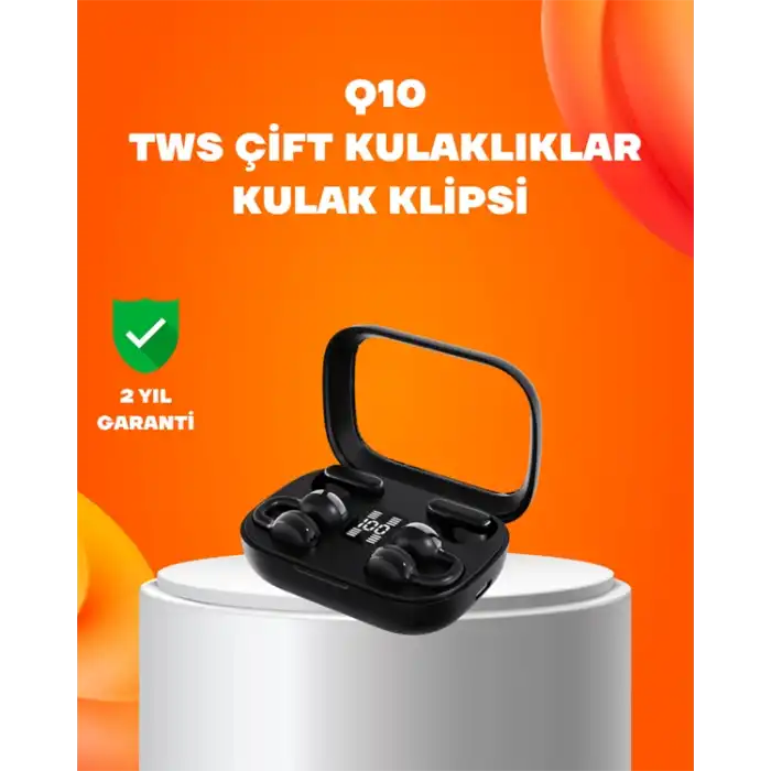 Q10 Bluetooth 5.4 Kablosuz Kulaklık – Dokunmatik, Uzun Pil Ömrü, Type-C Şarj