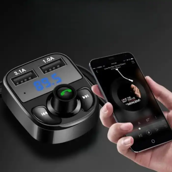 QC 3.1A USB & PD /TF FM Transmitter