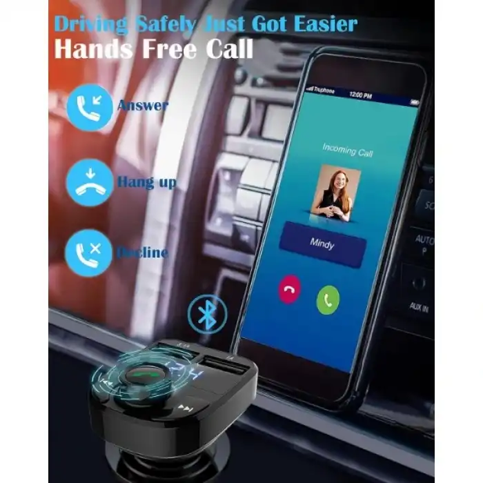 QC 3.1A USB & PD /TF FM Transmitter