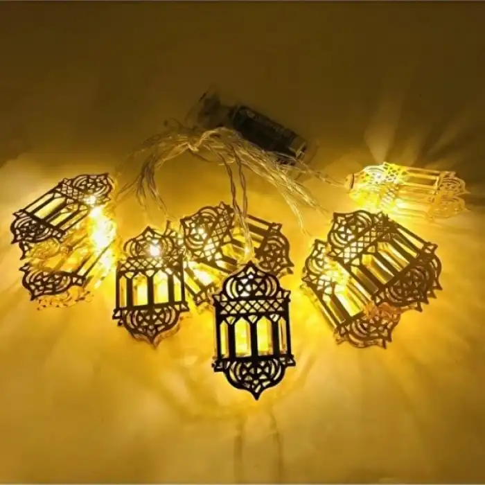 Ramazan Kandili Model Dekoratif LED Işık 2 Metre