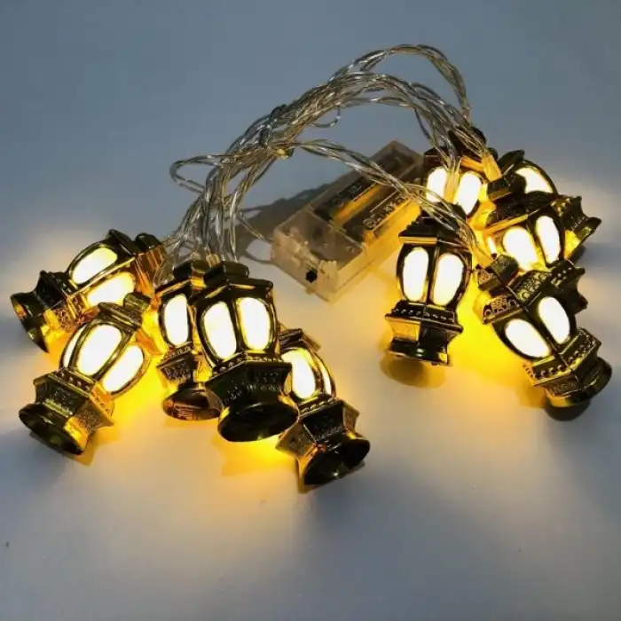 Ramazan Temalı Kubbe Dekoratif LED Işık 2 Metre